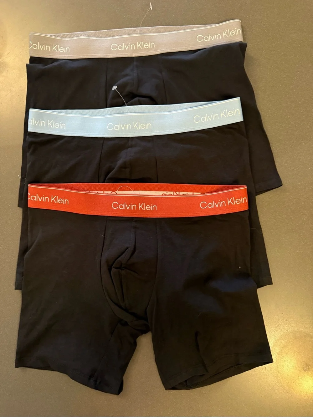 New Calvin Klein Black Boxer Briefs. Cotton